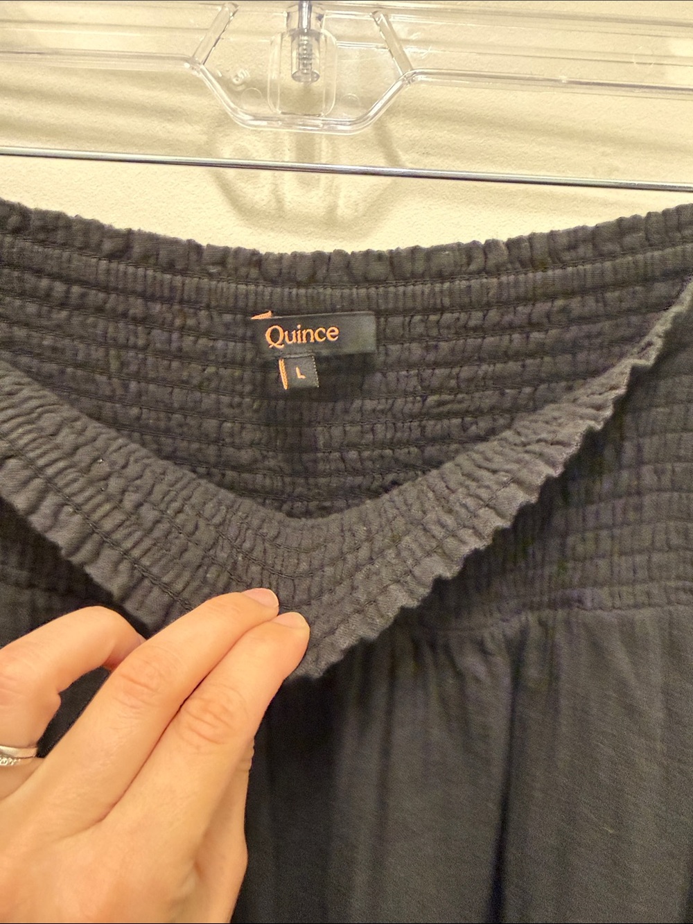 Quince 100% Organic Cotton Gauze Smocked Maxi Skirt - Picture 3 of 4